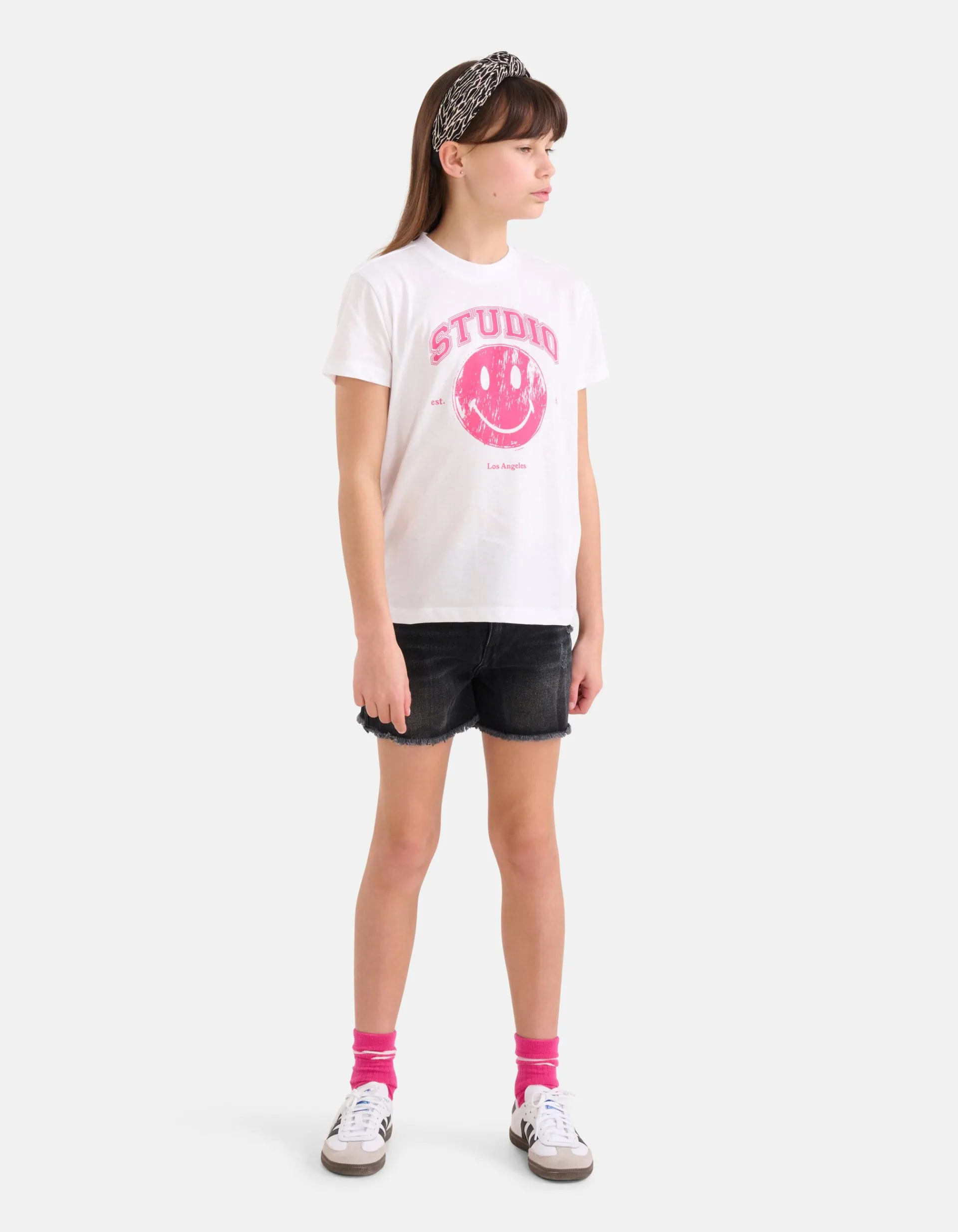 Shoeby Smiley Artwork T-shirt Wit< T-Shirts