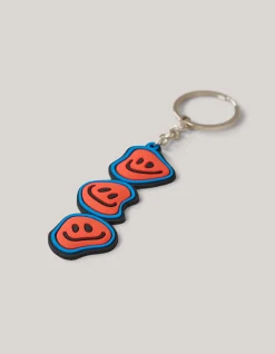 Shoeby Smiley Sleutelhanger Blauw< Overige Accessoires