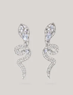 Shoeby Snake Oorbellen Zilver<DAMES Sieraden