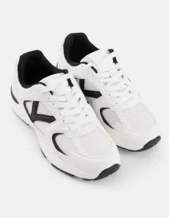 Shoeby Sneaker Wit/Zwart<DAMES Sneakers