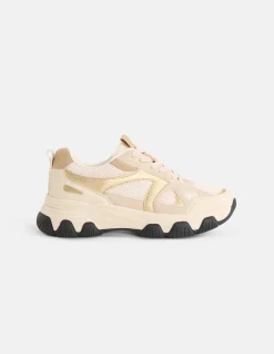 Shoeby Sneakers Goud<DAMES Sneakers