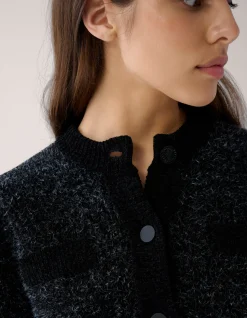 Shoeby Soft Cropped Vest Zwart By Mieke<DAMES Truien En Sweaters