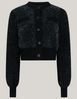Shoeby Soft Cropped Vest Zwart By Mieke<DAMES Truien En Sweaters