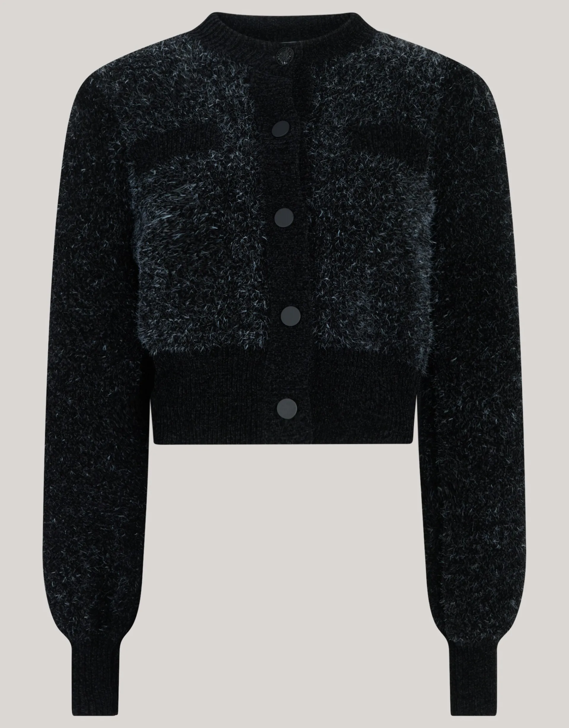 Shoeby Soft Cropped Vest Zwart By Mieke<DAMES Truien En Sweaters