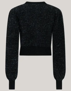 Shoeby Soft Cropped Vest Zwart By Mieke<DAMES Truien En Sweaters