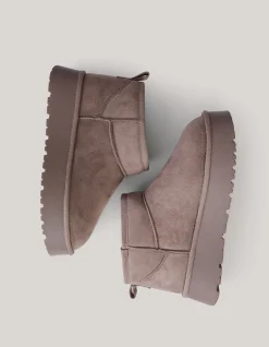 Shoeby Soft Enkellaarzen Lichtbruin<DAMES Laarzen