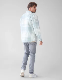 Shoeby Soft Padded Overshirt Gebroken Wit<Heren Overshirts