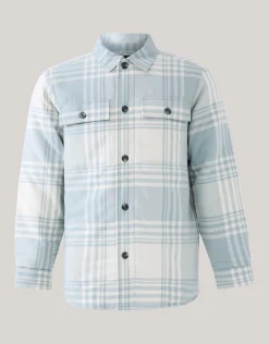 Shoeby Soft Padded Overshirt Gebroken Wit<Heren Overshirts