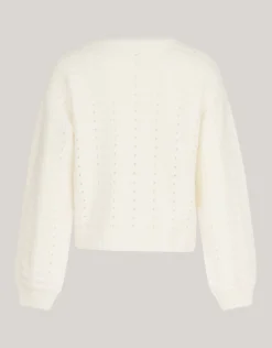 Shoeby Soft Vest Gebroken Wit<DAMES Truien En Sweaters