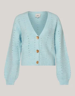 Shoeby Soft Vest Lichtblauw<DAMES Truien En Sweaters