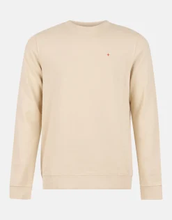 Shoeby Sparkle Sweater Beige<Heren Truien En Sweaters