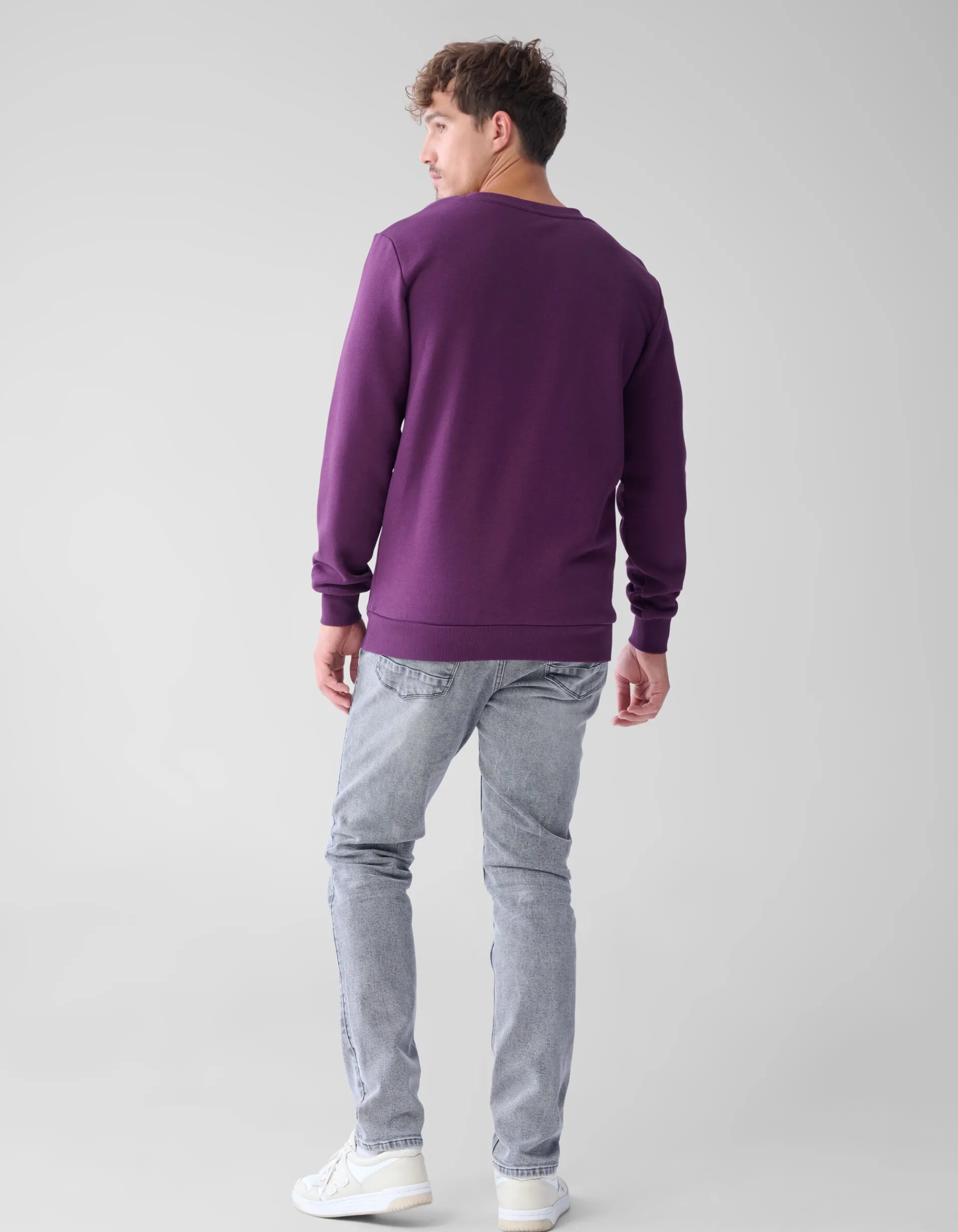 Shoeby Sparkle Sweater Donkerrood<Heren Truien En Sweaters
