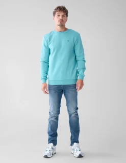 Shoeby Sparkle Sweater Lichtgroen<Heren Truien En Sweaters