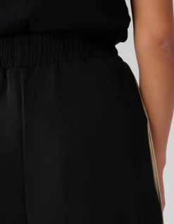 Shoeby Sporty Button Maxi Rok Zwart<DAMES Rokken