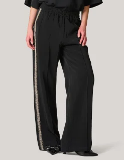 Shoeby Sporty Embellished Broek Zwart<DAMES Broeken