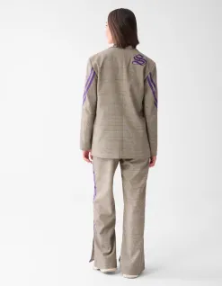 Shoeby Sporty Ruiten Blazer Bruin<DAMES Blazers