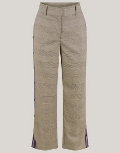 Shoeby Sporty Ruiten Wide Leg Broek Bruin<DAMES Broeken