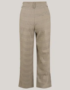 Shoeby Sporty Ruiten Wide Leg Broek Bruin<DAMES Broeken