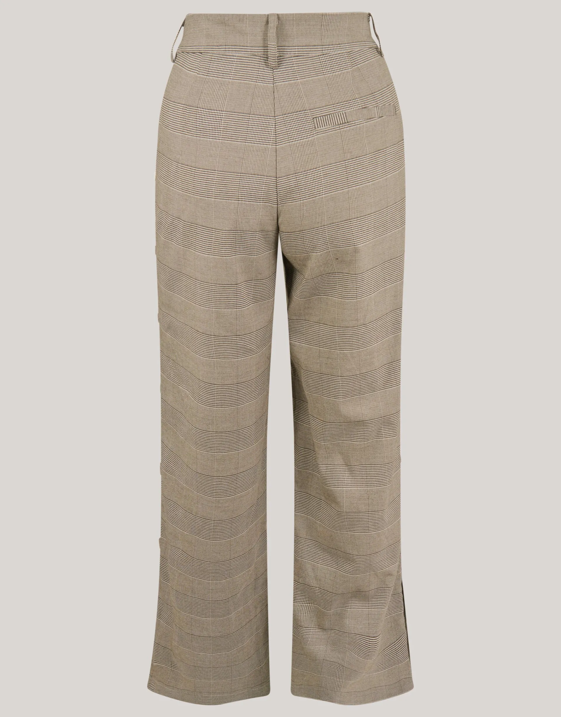 Shoeby Sporty Ruiten Wide Leg Broek Bruin<DAMES Broeken