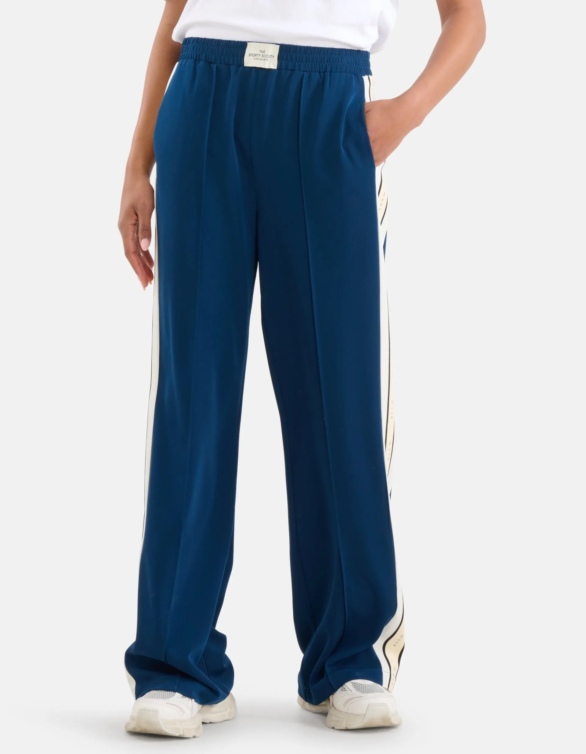 Shoeby Sporty Tape Broek Donkerblauw<DAMES Broeken