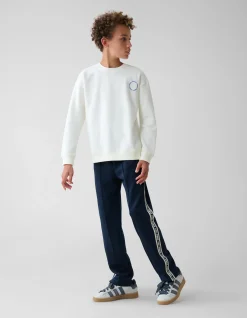 Shoeby Sporty Tape Broek Donkerblauw< Broeken