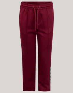Shoeby Sporty Tape Broek Donkerrood< Broeken