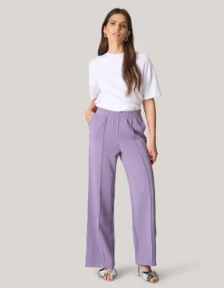 Shoeby Sporty Tape Broek Paars<DAMES Broeken