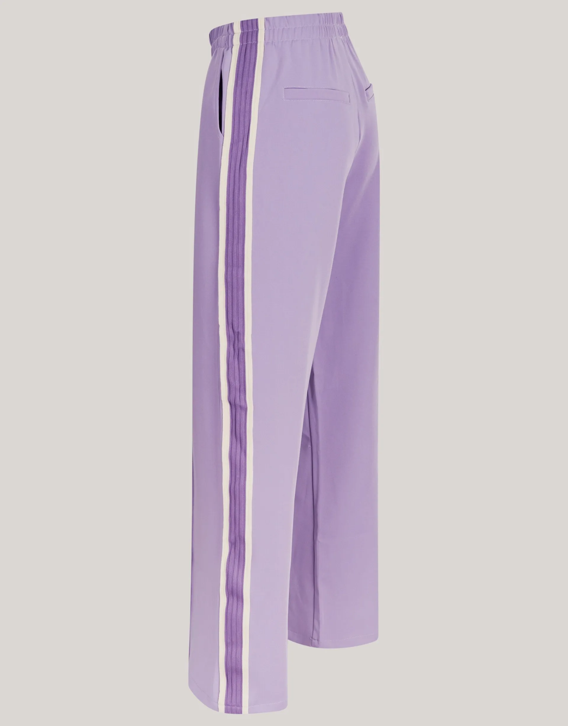 Shoeby Sporty Tape Broek Paars<DAMES Broeken