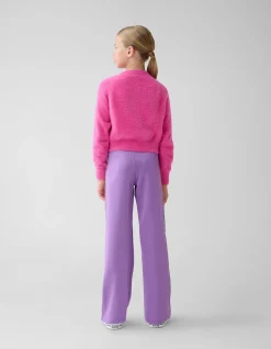 Shoeby Sporty Tape Broek Paars By Lizzy< Broeken
