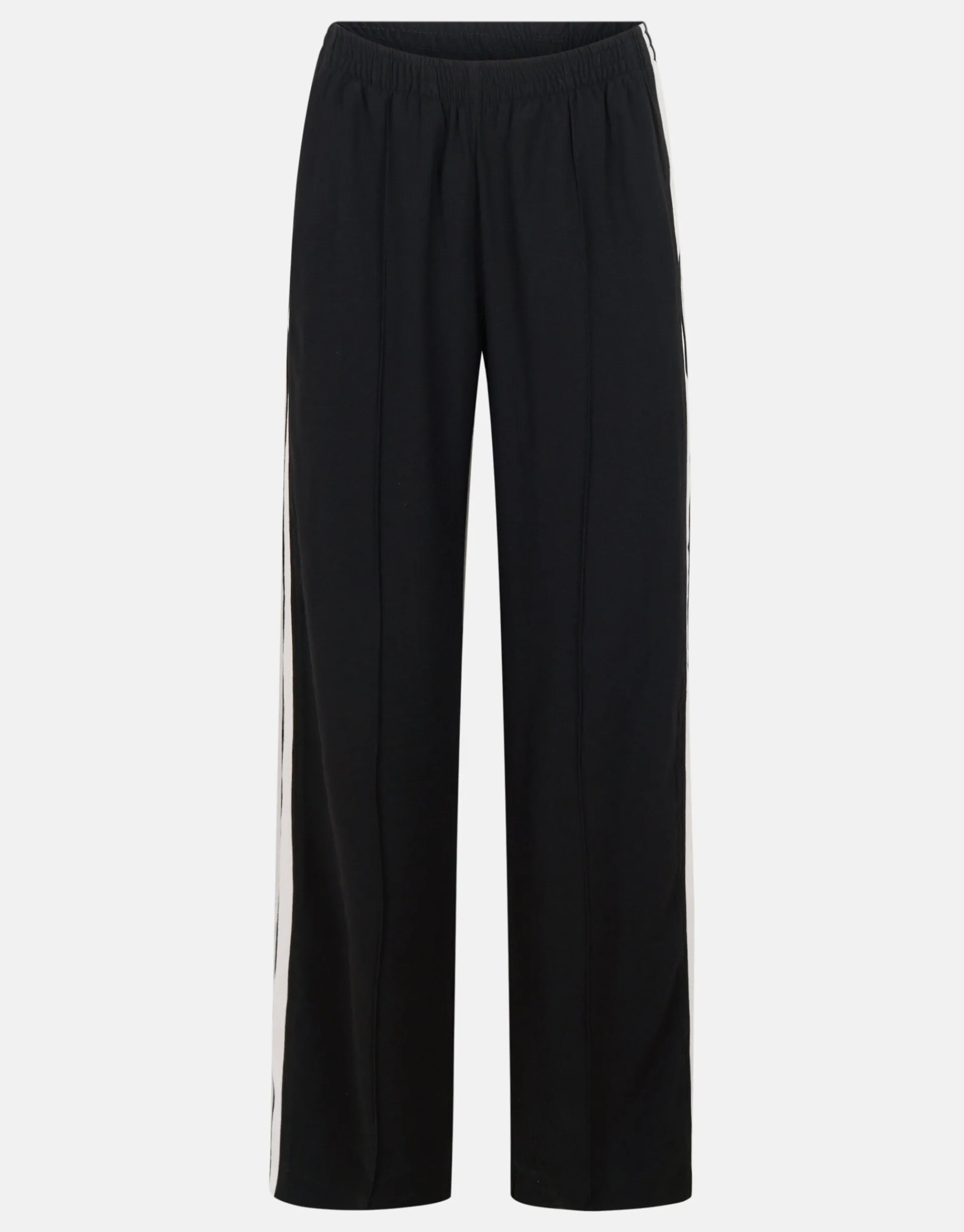 Shoeby Sporty Wide Leg Broek Zwart<DAMES Broeken