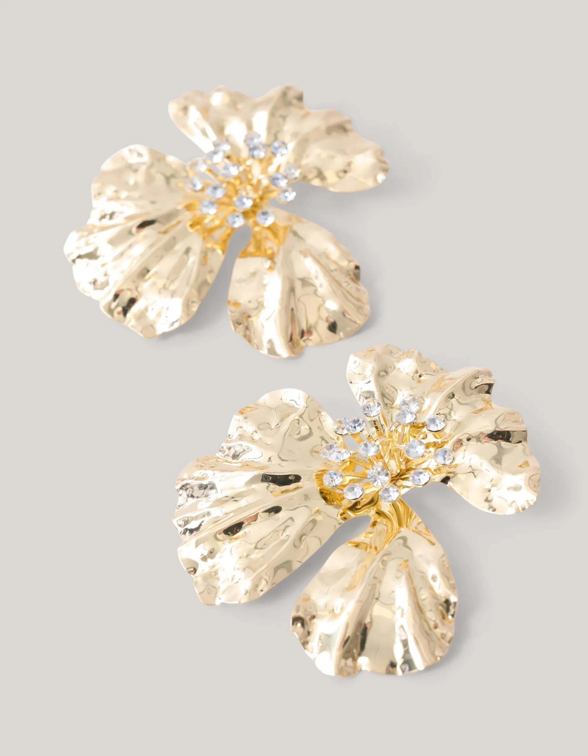 Shoeby Statement Flower Oorbellen Goud<DAMES Sieraden