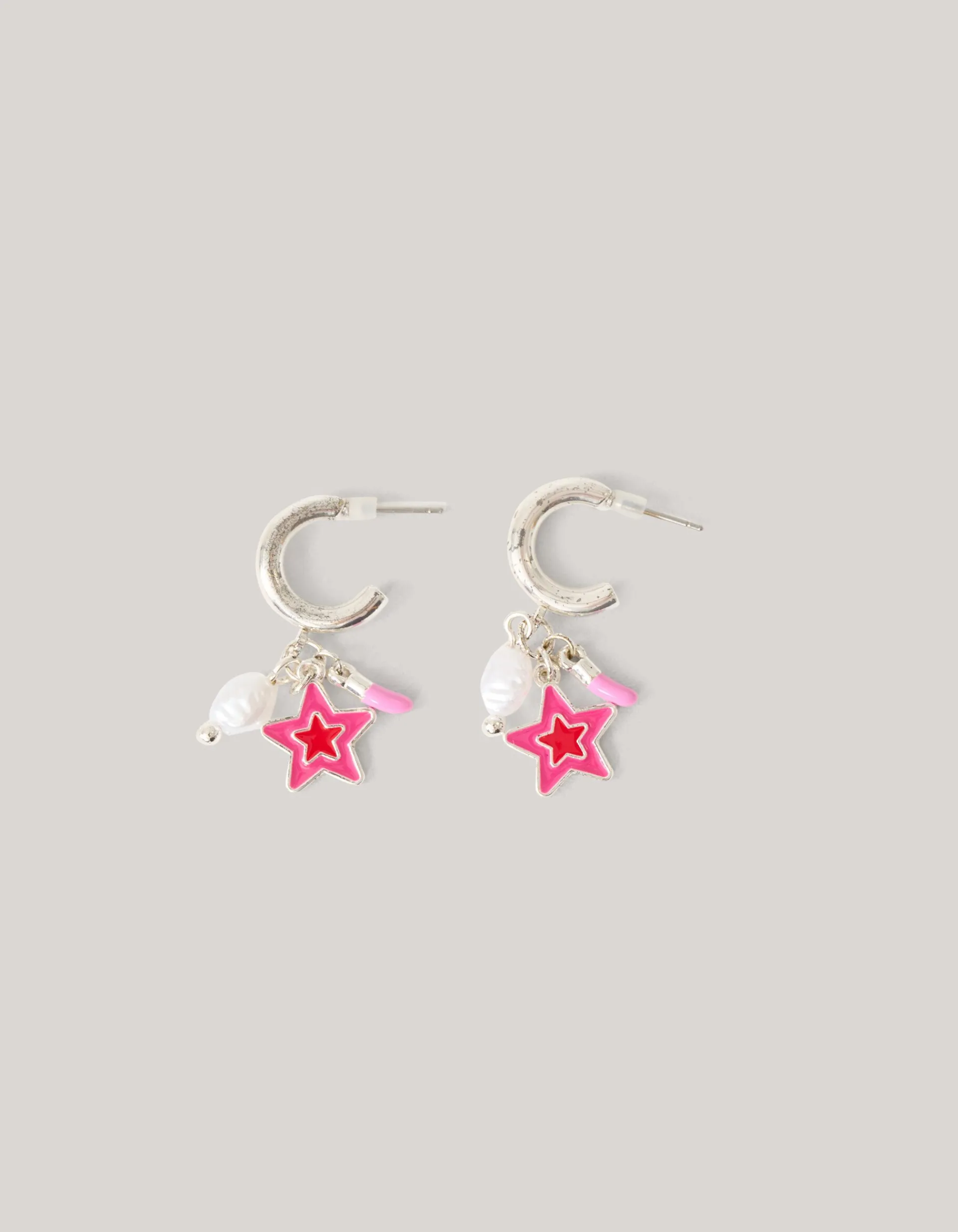 Shoeby Ster Oorbellen Zilver< Sieraden
