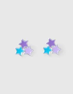 Shoeby Ster Oorbellen Zilver< Sieraden