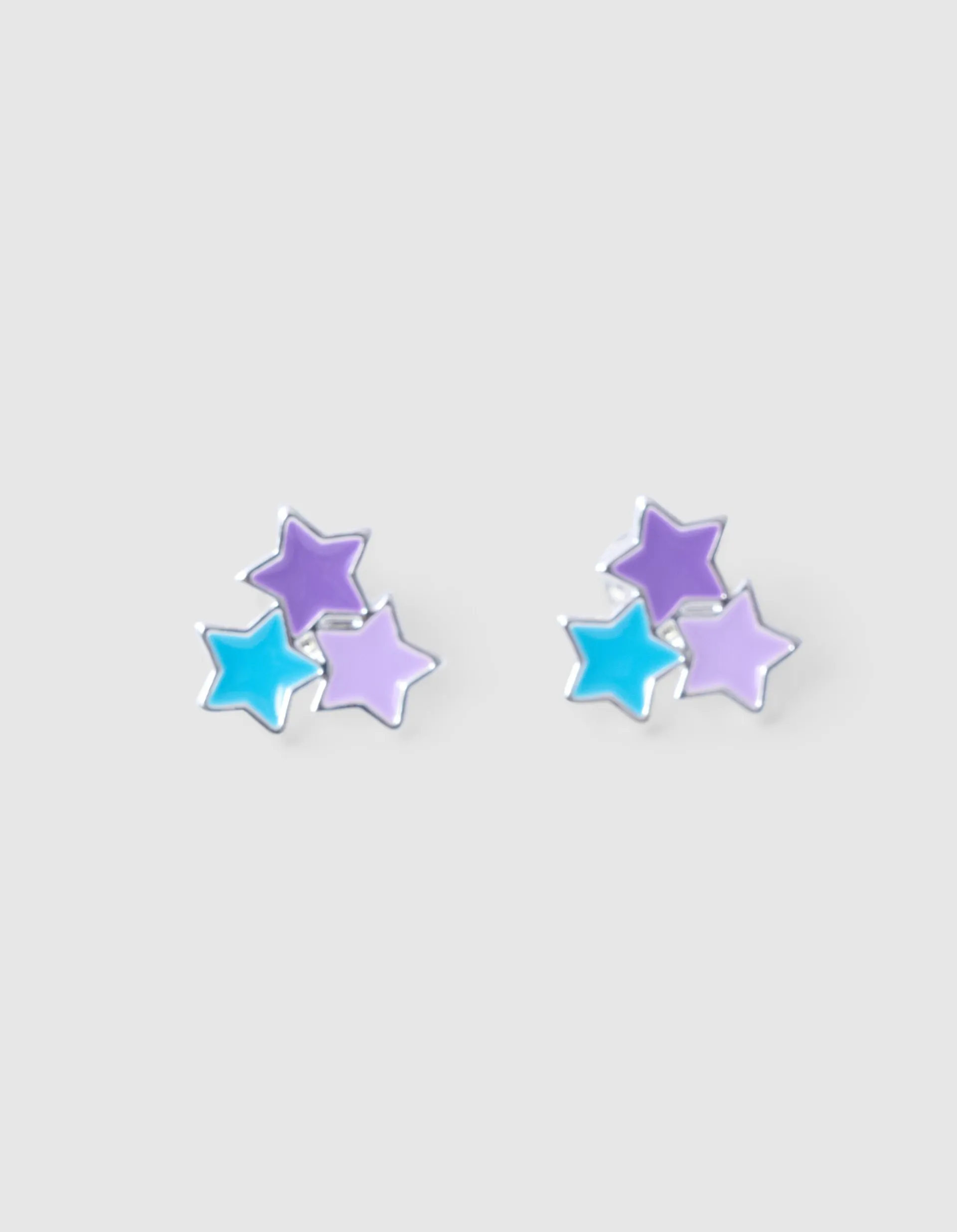 Shoeby Ster Oorbellen Zilver< Sieraden