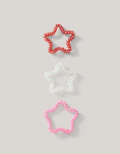 Shoeby Sterren Haarelastiekjes Multicolor< Haaraccessoires