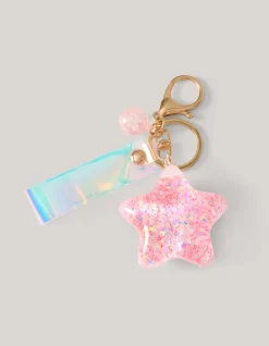 Shoeby Sterren Sleutelhanger Roze< Sleutelhangers