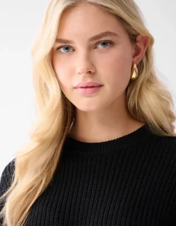 Shoeby Stitch Trui Zwart<DAMES Truien En Sweaters