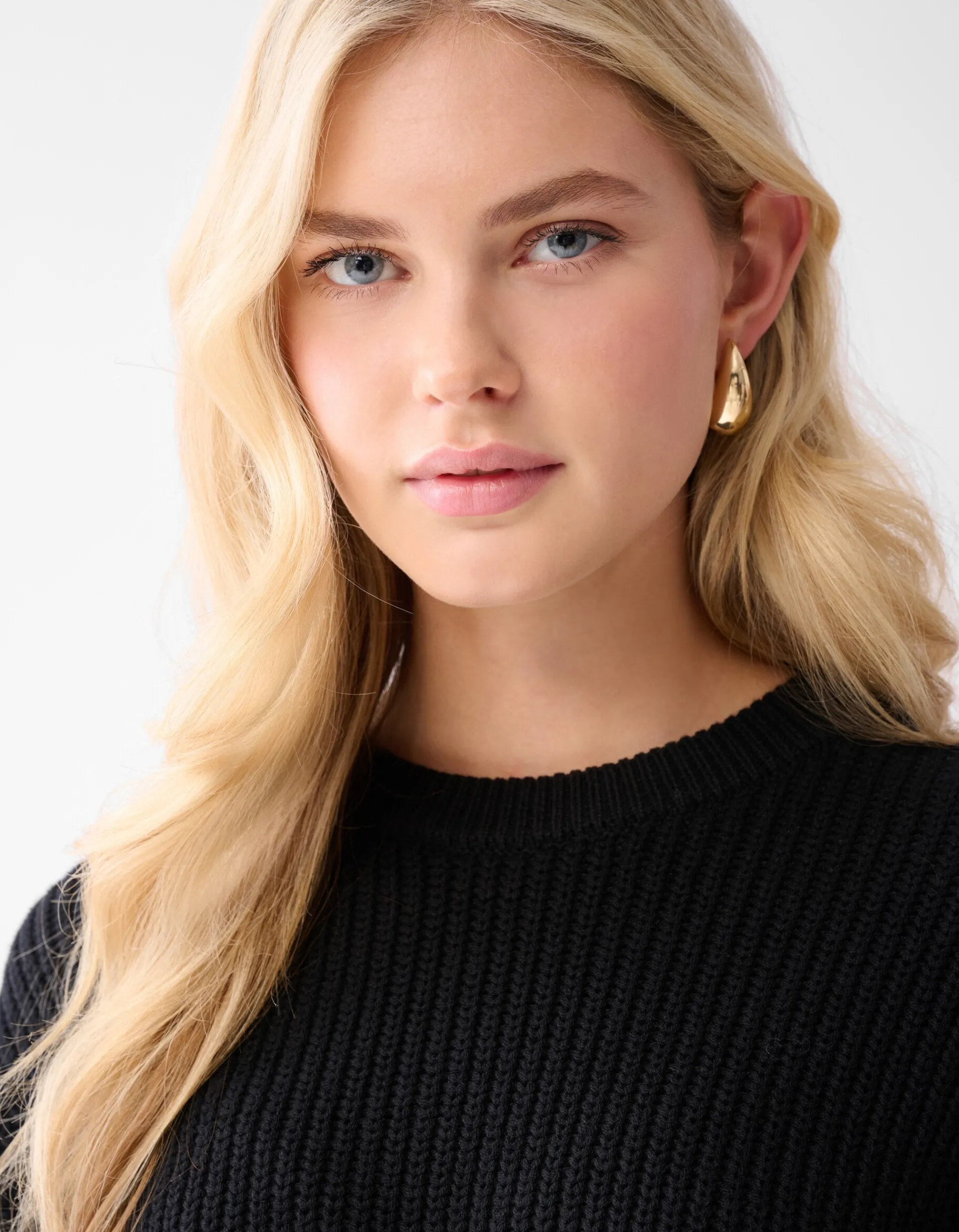 Shoeby Stitch Trui Zwart<DAMES Truien En Sweaters