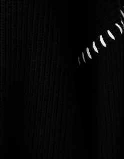 Shoeby Stitch Trui Zwart<DAMES Truien En Sweaters