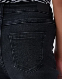 Shoeby Straight Fit Heart Jeans Donkergrijs< Jeans