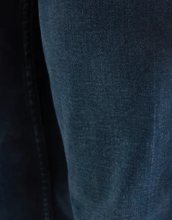 Shoeby Straight Fit Jeans Blauw/Zwart L36<Heren Jeans