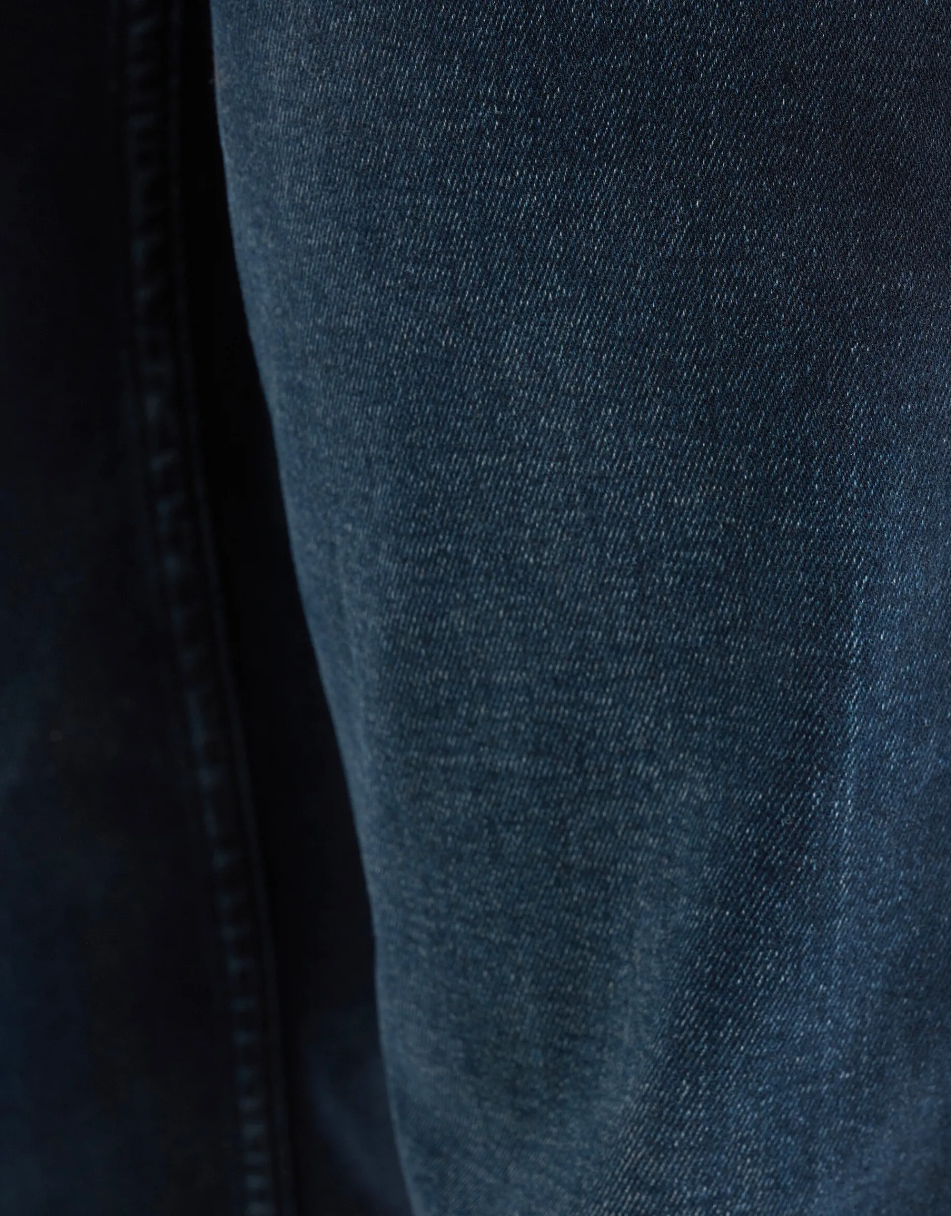 Shoeby Straight Fit Jeans Blauw/Zwart L36<Heren Jeans