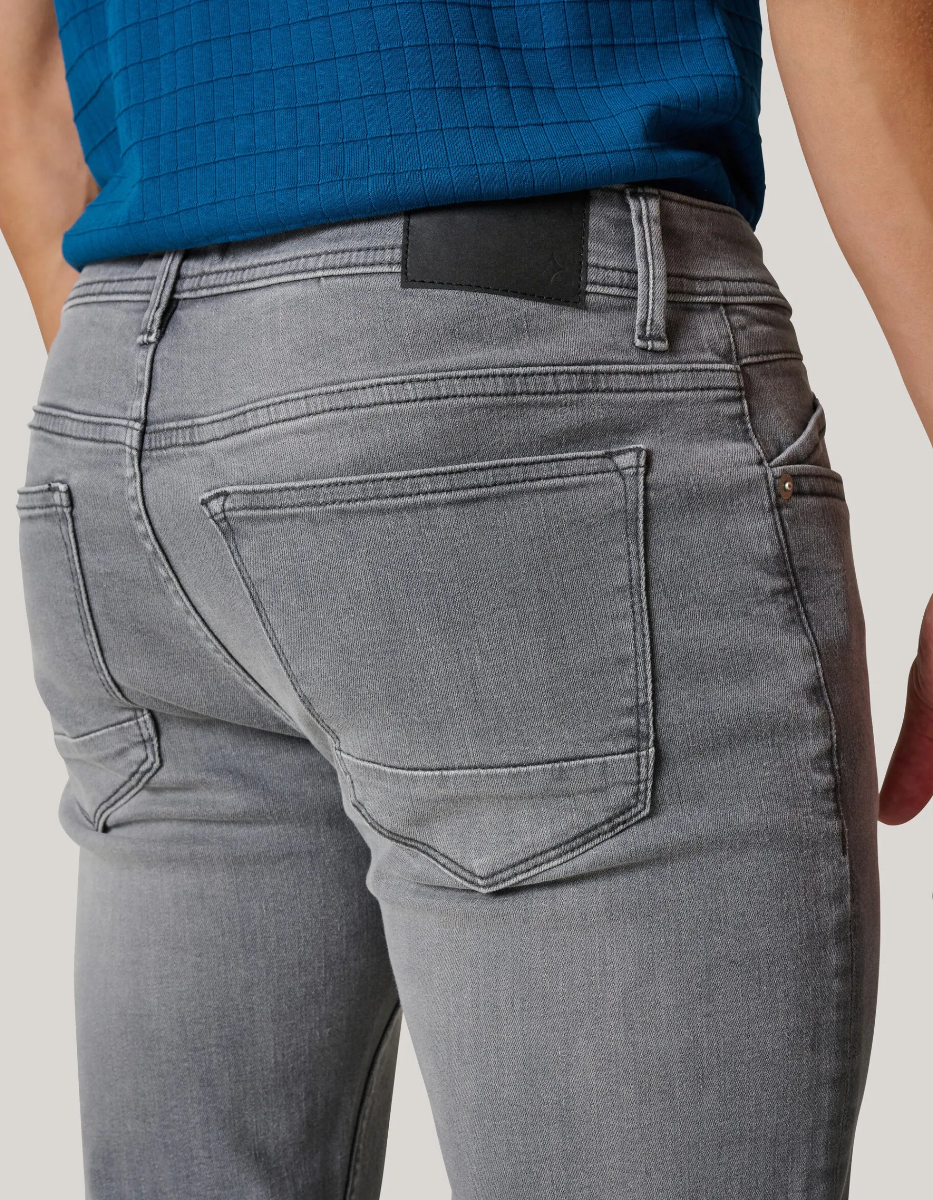 Shoeby Straight Fit Jeans Grijs L32<Heren Jeans