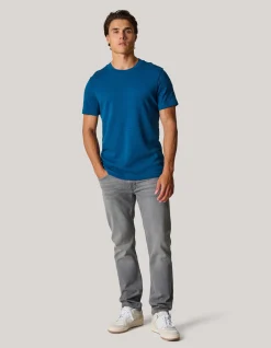 Shoeby Straight Fit Jeans Grijs L34<Heren Jeans