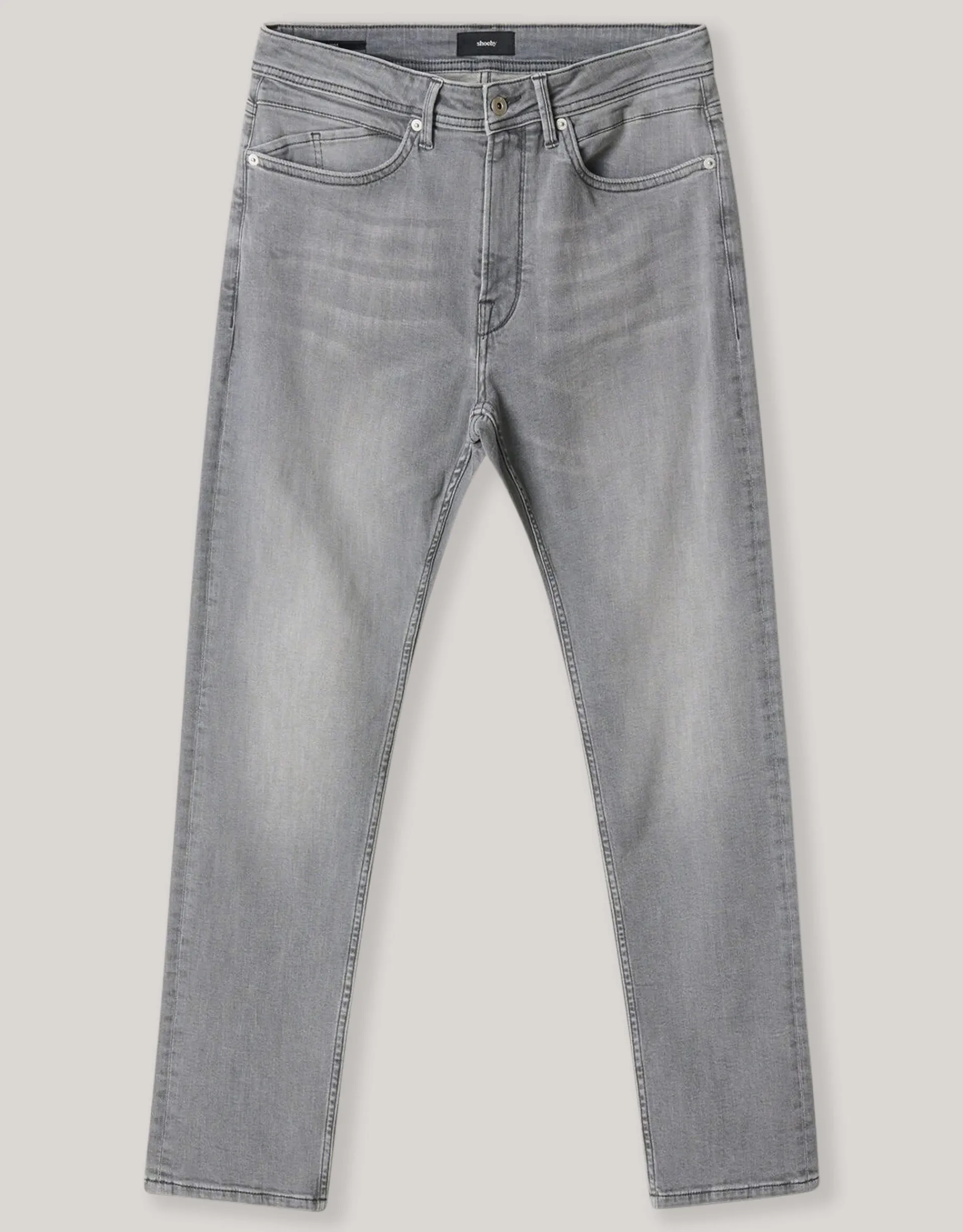 Shoeby Straight Fit Jeans Grijs L34<Heren Jeans