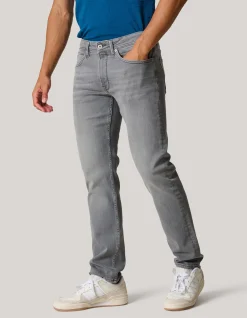 Shoeby Straight Fit Jeans Grijs L34<Heren Jeans