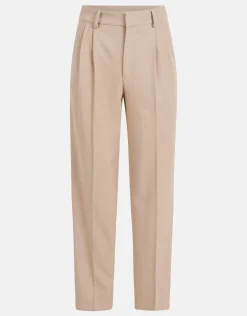 Shoeby Straight Fit Pantalon Beige<DAMES Broeken