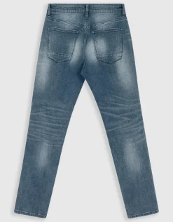 Shoeby Straight Jeans Blauw/Grijs L32<Heren Jeans