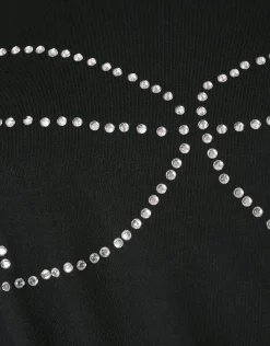 Shoeby Strass Bra T-shirt Zwart<DAMES T-Shirts