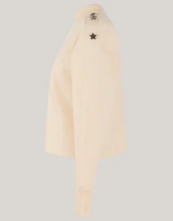 Shoeby Strass Button Trui Gebroken Wit<DAMES Truien En Sweaters